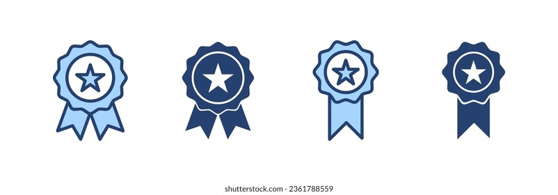Badge icon vector. Awards icon vector. Achieve sign and symbols