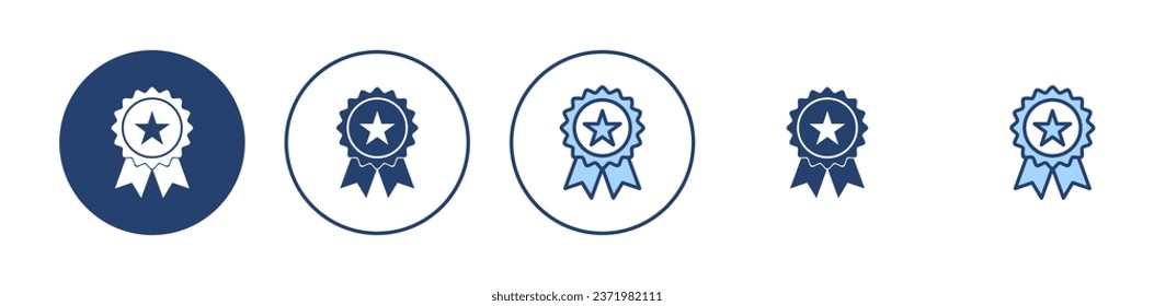 Badge icon vector. Awards icon vector. Achieve sign and symbols