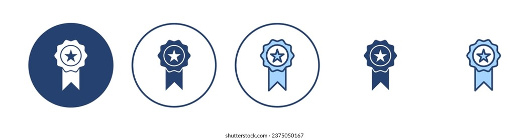 Badge icon vector. Awards icon vector. Achieve sign and symbols