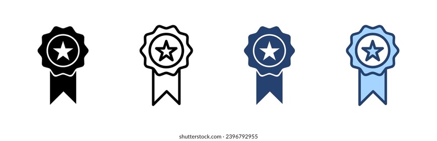 Badge icon vector. Awards icon vector. Achieve sign and symbols