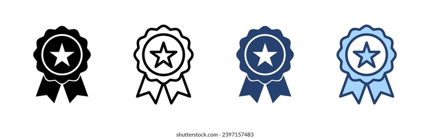 Badge icon vector. Awards icon vector. Achieve sign and symbols