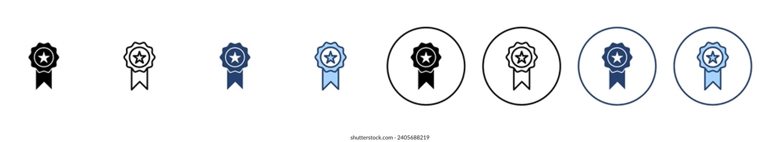 Badge icon vector. Awards icon vector. Achieve sign and symbols