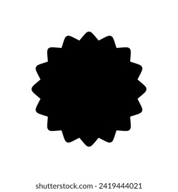 Vector de icono de insignia. Icono de premios. Lograr. Sello