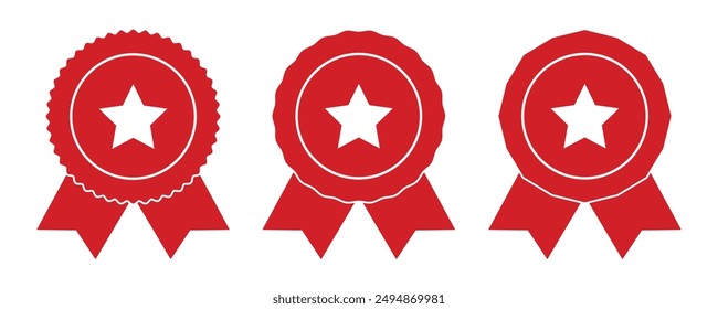 Badge icon vector. Awards icon vector. Achieve sign and symbols