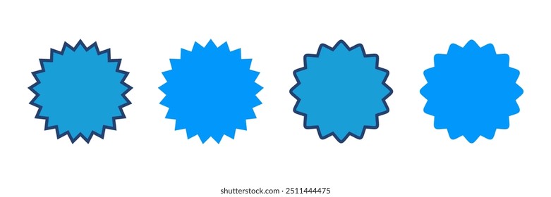 Vector de icono de insignia. Icono de premios. Lograr. Sello