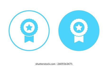 Badge icon vector. Awards icon vector. Achieve sign and symbols. Stamp