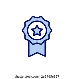 Badge icon vector. Awards icon vector. Achieve sign and symbols. Stamp