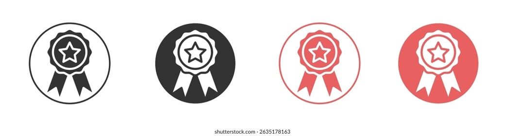 Badge icon vector design template simple and clean style