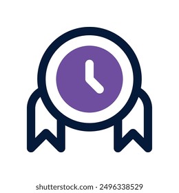 badge icon. vector dual tone icon for your website, mobile, presentation, and logo design.