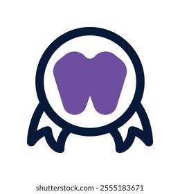 badge icon. vector dual tone icon for your website, mobile, presentation, and logo design.
