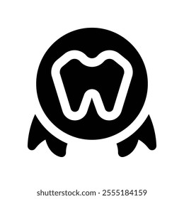 badge icon. vector glyph icon for your website, mobile, presentation, and logo design.