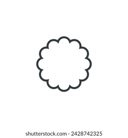 Plaketten-Symbol, Plaketten-Vektor-Illustration