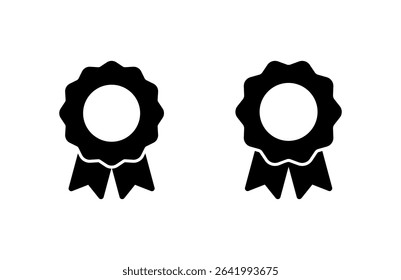 Badge icon vector illustration. Awards icon vector. Achieve sign and symbols. Stamp