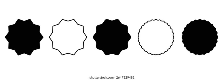 Ilustración vectorial de icono de insignia. Icono de premios Vector. Lograr signos y símbolos  No. EPS  10.