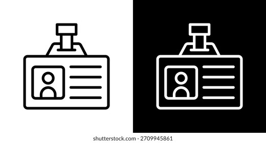 Ilustración vectorial de icono de insignia. Diseño De Línea Fresca Construido Para Una Flexibilidad Creativa En Versiones Claras Y Oscuras.