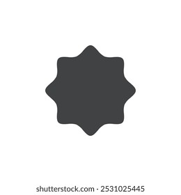 Ícone de emblema Conjunto de logotipos vetoriais plano