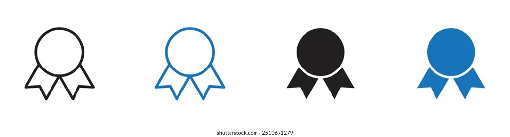 Esquema del conjunto de Vectores de iconos de insignia