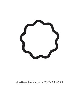 Badge icon Vector set outline
