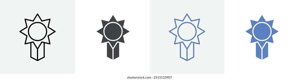 badge icon vector set use for web ui or app