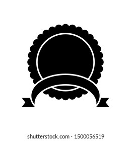 Badge Icon - Vector, Sign and Symbol for Design, Presentation, Website or Apps Elements.