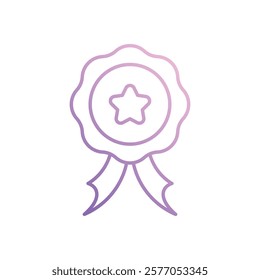 Badge icon vector stock illustration