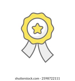 Badge icon vector stock illustration