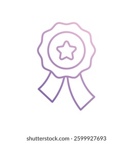Badge icon vector stock illustration