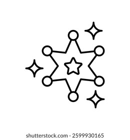 Badge icon vector stock illustration