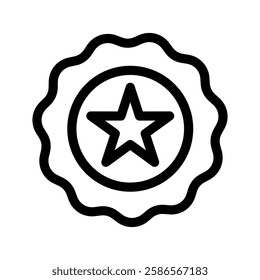 Badge Icon Vector Symbol Design Illustration