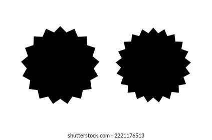 Vector de icono de insignia para aplicaciones web y móviles. Vector de icono de premios. Lograr signos y símbolos