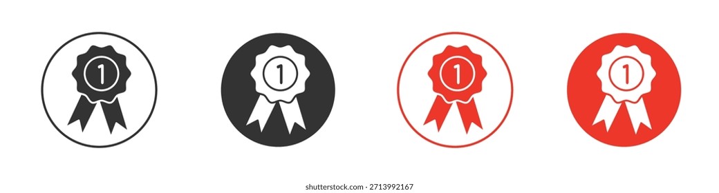Icono de la insignia. diseño de Vector de Web