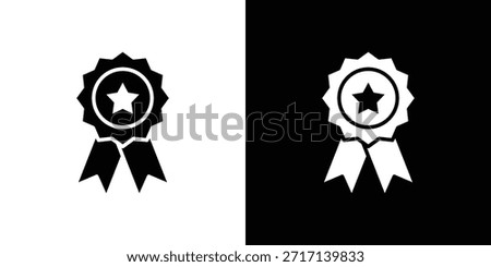 Badge icons set. vector icons designed in filled style