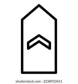 Icono de arma del ejército de íconos perfecto. Signo de iconos de la colección moderna para el concepto móvil y el diseño de aplicaciones web.