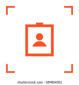 badge isolated minimal icon. document graph line vector icon for websites and mobile minimalistic flat design. 