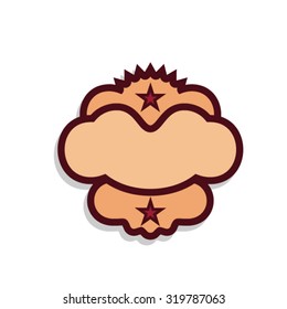 Badge Isolated on White