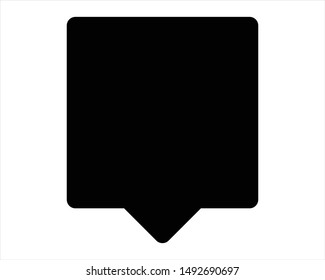 badge label glyph icon - vector