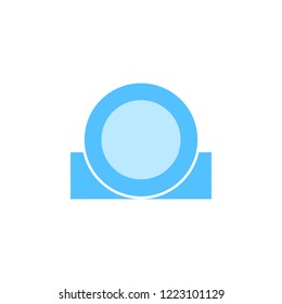 badge, label icon. Element of material arrow symbol icon for mobile concept and web apps. Color badge, label icon can be used for web and mobile