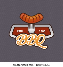 badge, label, logo, icons design templates for Sausage, Hotdog, Barbecue, Restaurant Logo