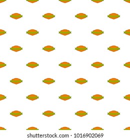 Badge label pattern seamless in flat style for any design