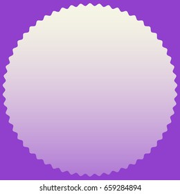 Badge, label shape / background. Promotional icon. Easy to change colors