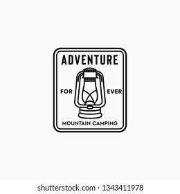 Badge lantern icon isolated white background