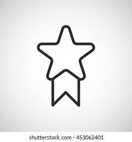 badge line icon