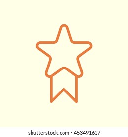 badge line icon