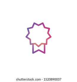 Badge  - Line Vector Icon