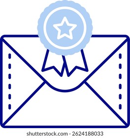 Badge Line vector Icon Design
