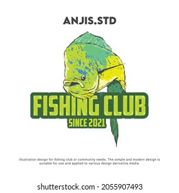 badge logo design for local or large fishing community or club needs. with good and interesting picture details.