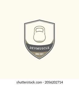 Logo der Gymnastik-Premium-Vektorgrafik