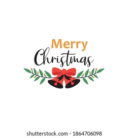Badge Logo Merry Christmas Design