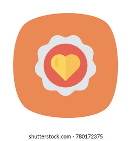 badge love and romance 