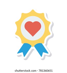 badge love and romance 